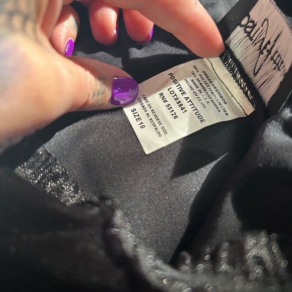 Vintage goth dress - Picture 4 of 6